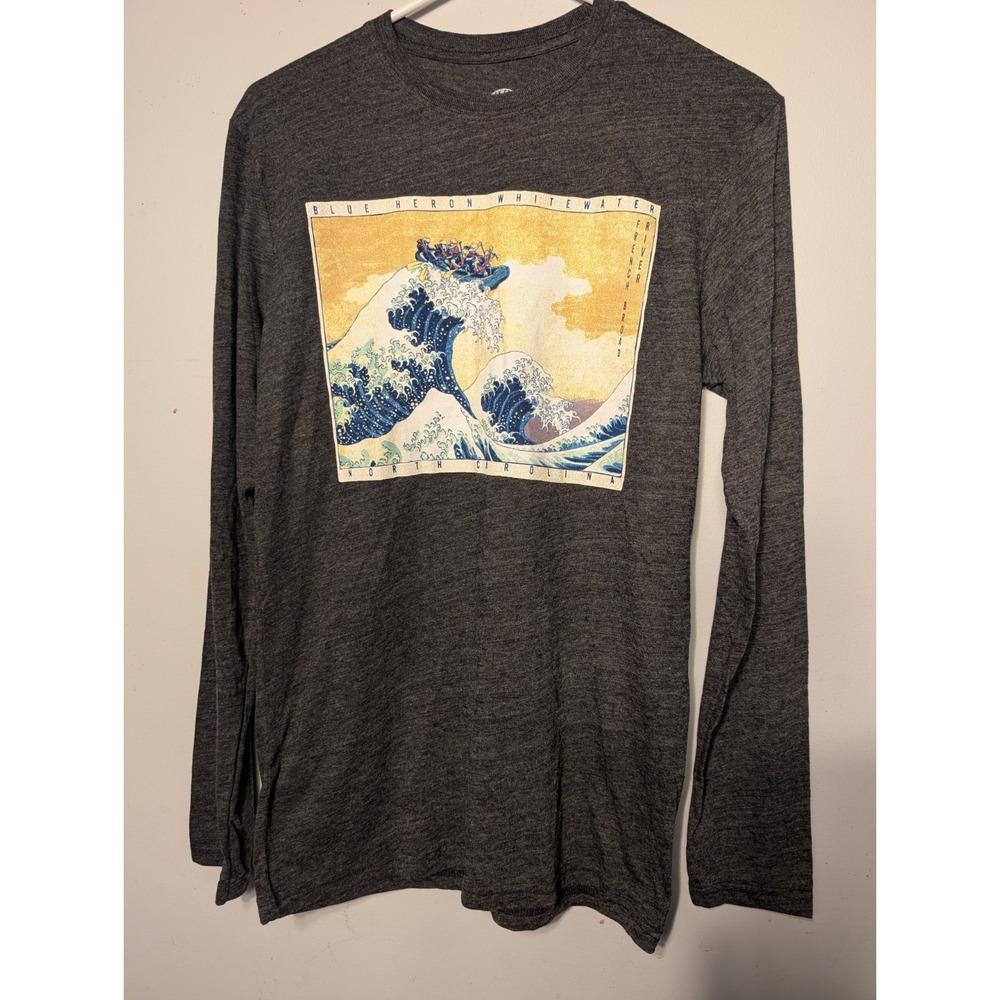The Duck Company Blue Heron White Water Rafting North Carolina Shirt Size Small